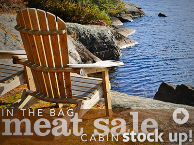 In the Bag Meat Sale - Cabin Stock Up