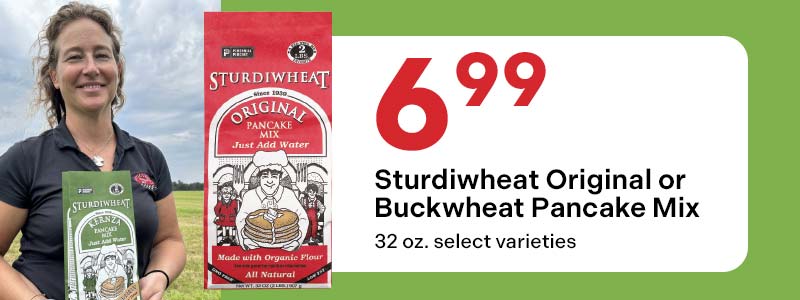 Sturdiwheat Original or Buckwheat Pancake Mix