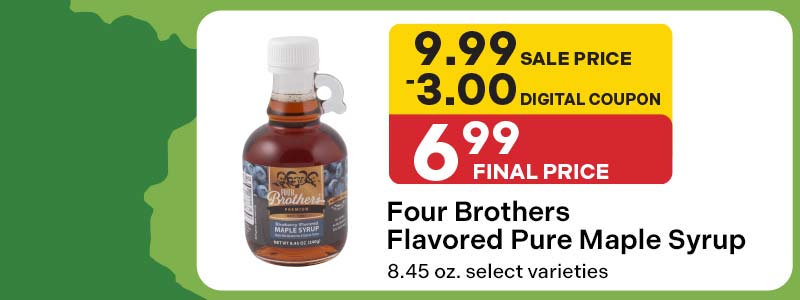 Four Brothers Flavored Pure Maple Syrup
