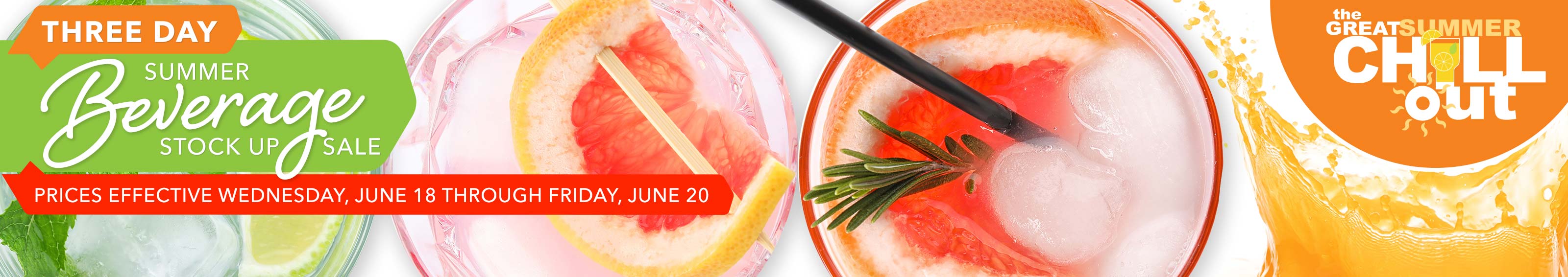 3 Day Summer Beverage Sale