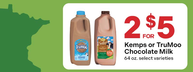 Kemps or TruMoo Chocolate Milk