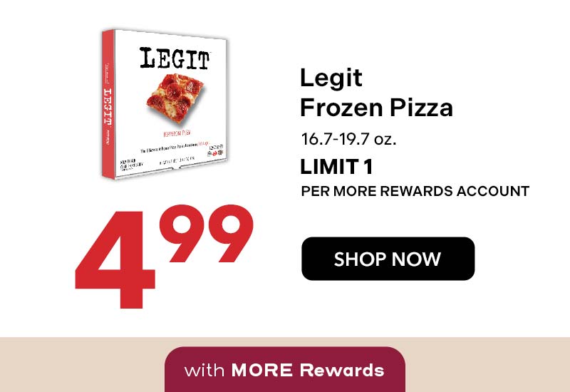 Legit Frozen Pizza