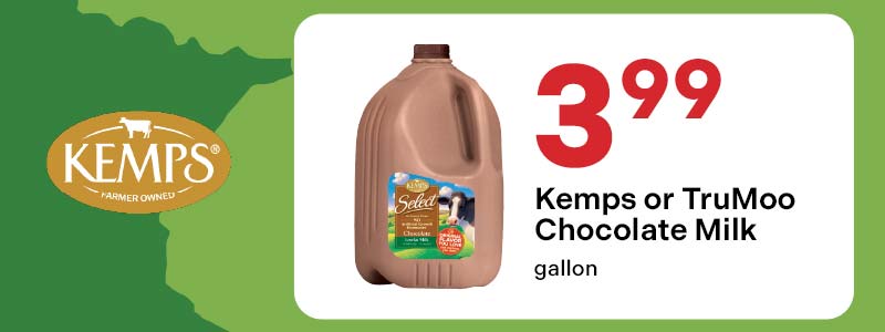 Kemps or TruMoo Chocolate Milk