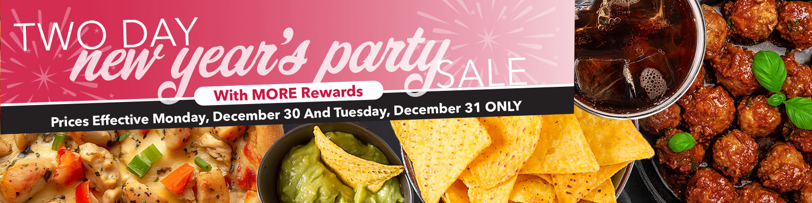 Two Day New Year's Party Sale