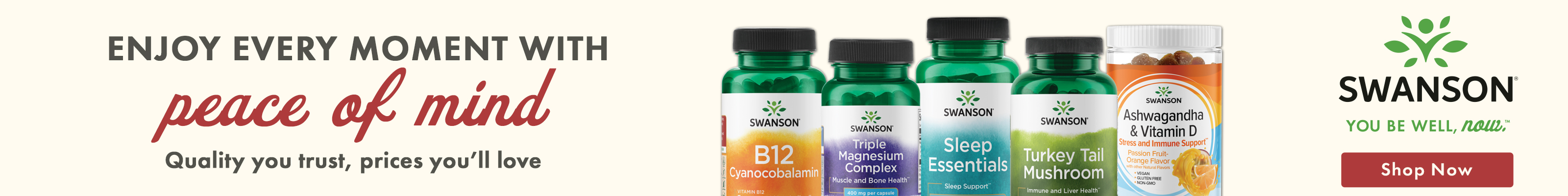 Swanson - Emjoy Every Moment with Peace of Mind