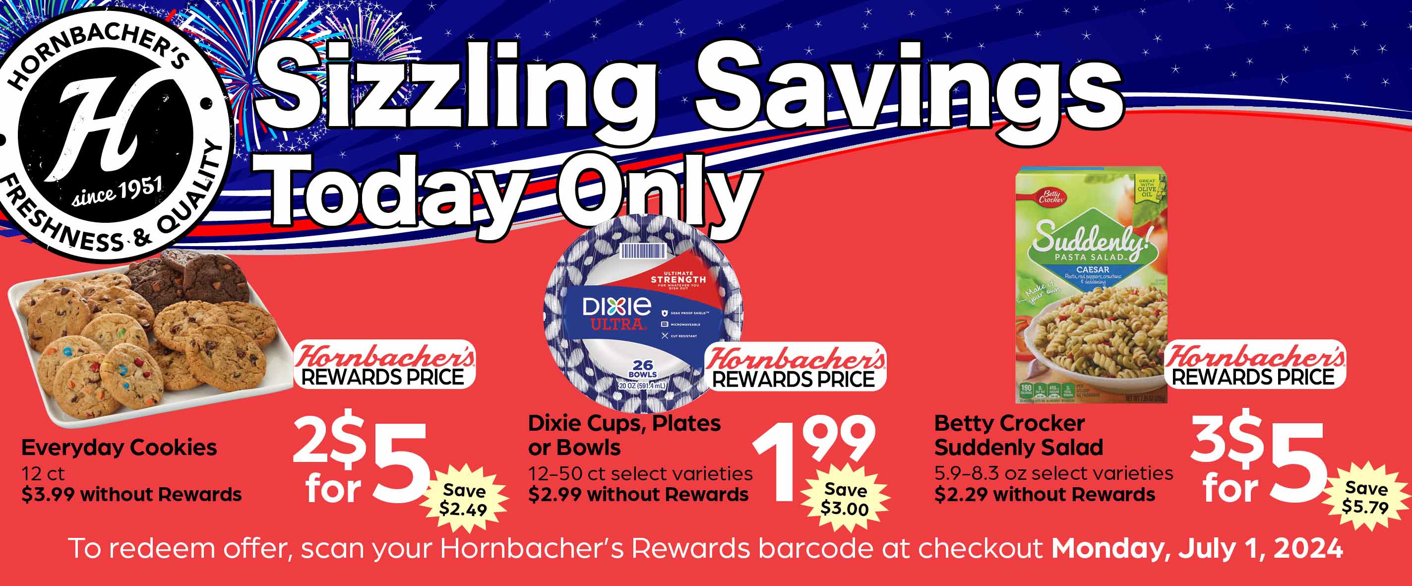 Sizzling Savings - Today Only!