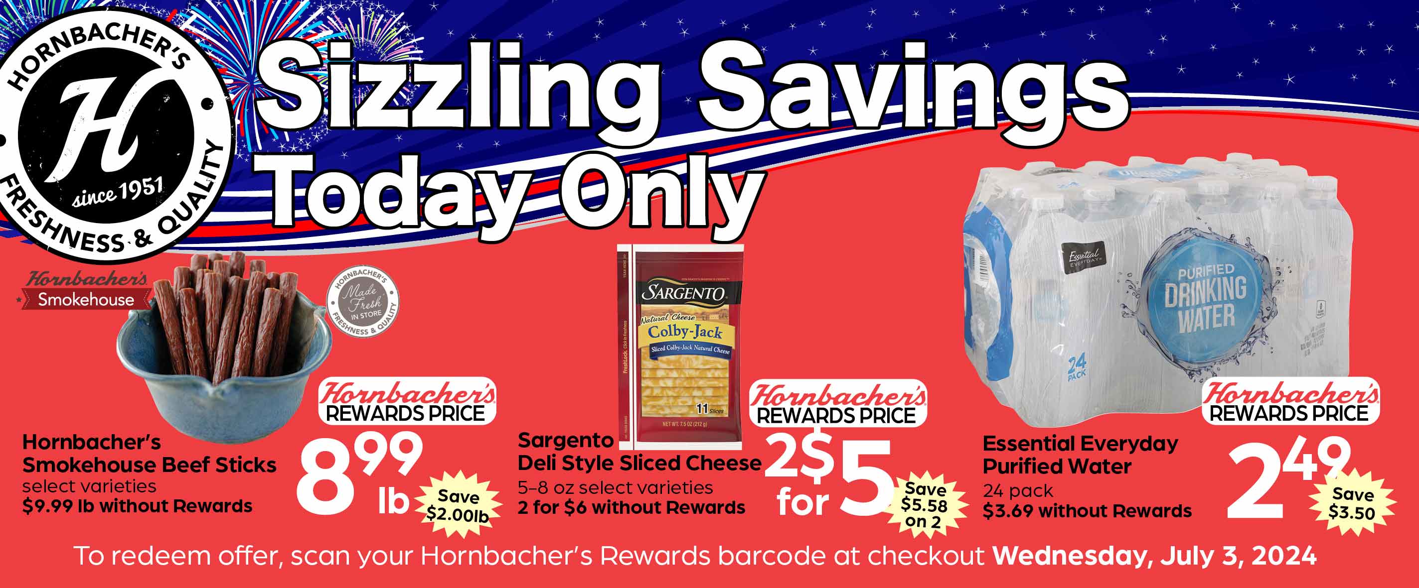 Sizzling Savings - Today Only!