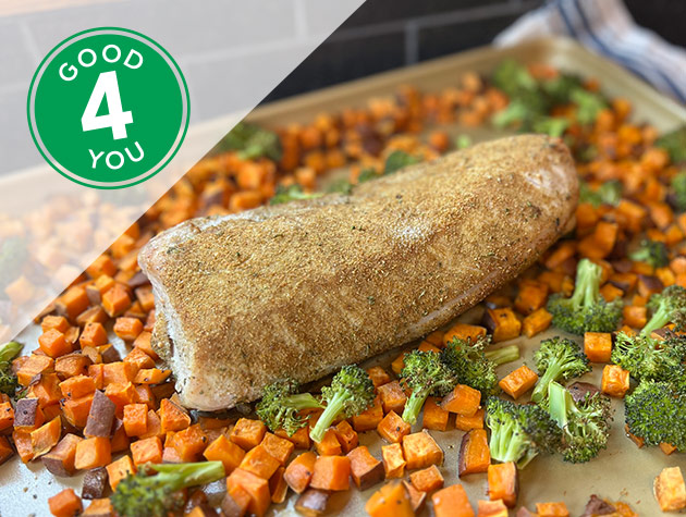 One Pan Seasoned Pork Tenderloin