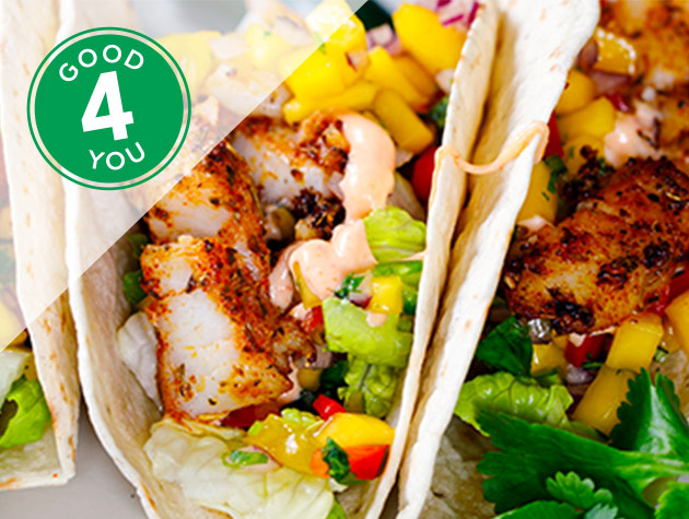 Grilled Tilapia Tacos with Fresh Mango Salsa