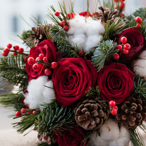 $2.00 off any Holiday Floral Bouquet priced at $9.99 or greater